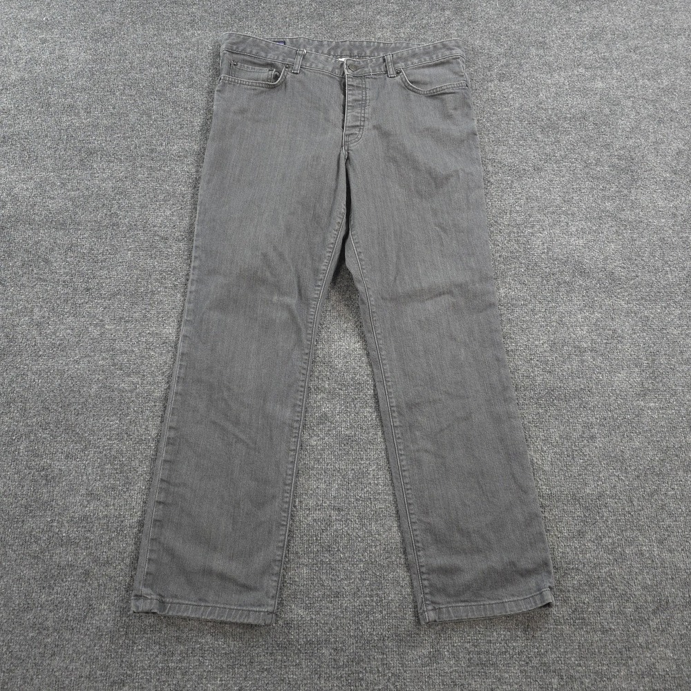 Patagonia Jeans Mens 36x31 Gray Regular Fit Organic Cotton Stretch Denim Casual